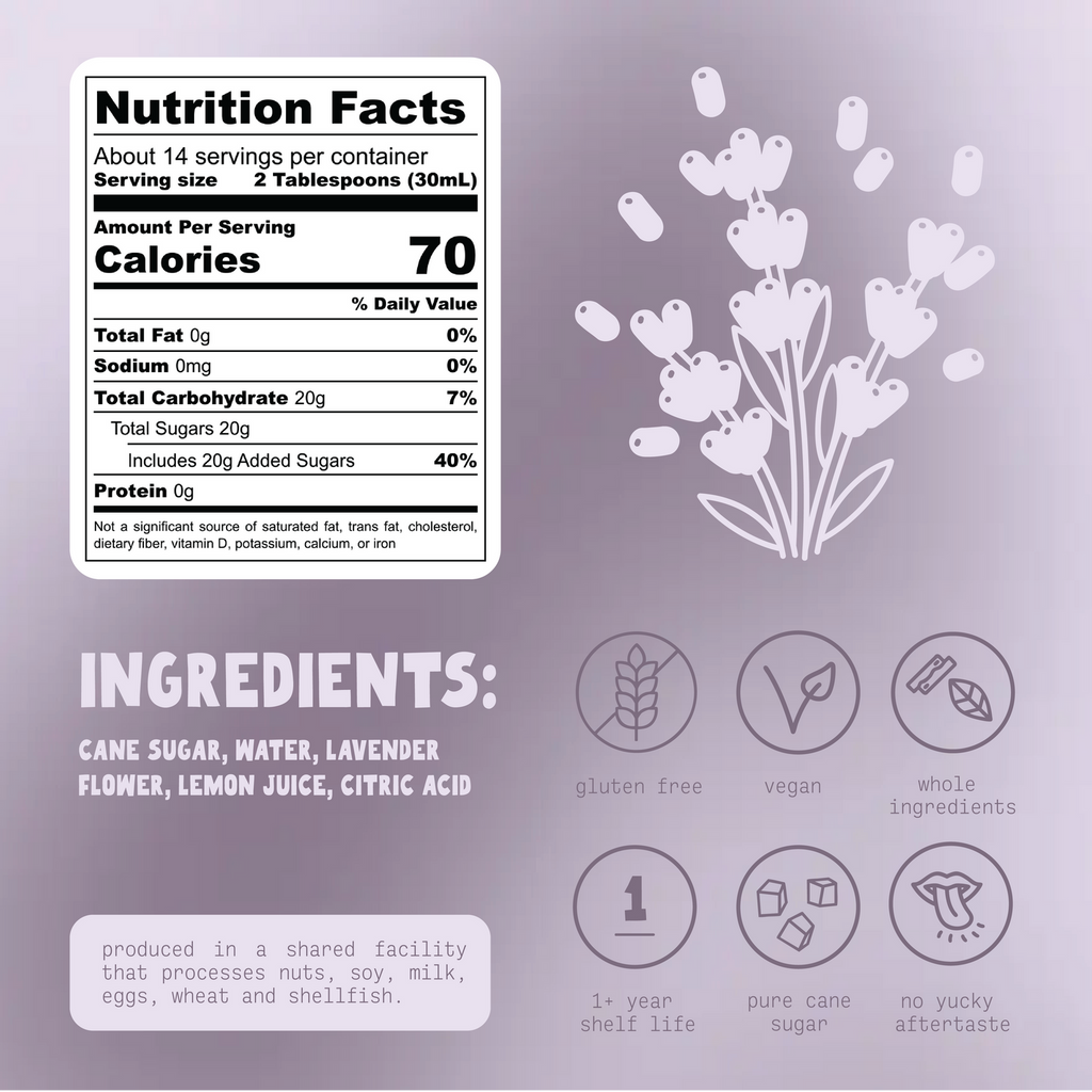 FRENCH LAVENDER SURRUP