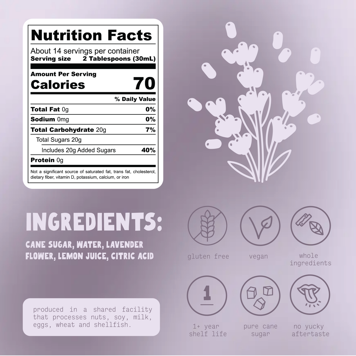 FRENCH LAVENDER SURRUP